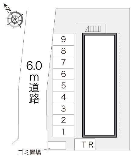 SHIOHARA(17889)の駐車配置図