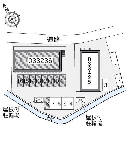眞(33236)の駐車配置図