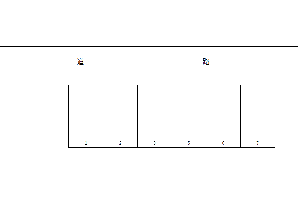 ケイ・エス駐車場の駐車配置図