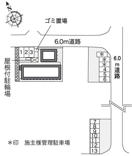 リヴェール峰高(34925)の駐車配置図