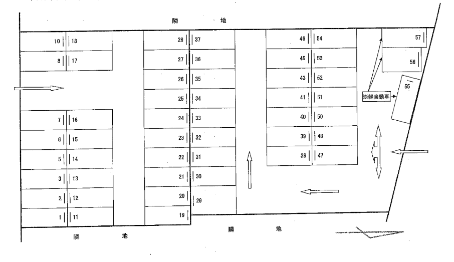 504の駐車配置図