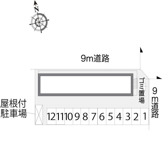 エスポワール(14170)の駐車配置図