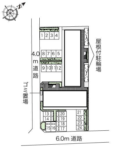 ブラザーズハイツ(52030)の駐車配置図