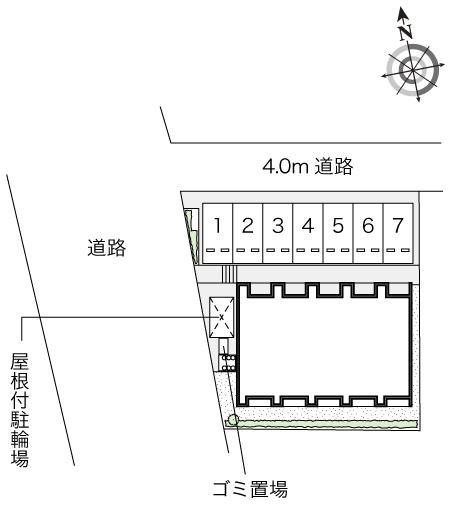 K ひかりⅡ(54477)の駐車配置図