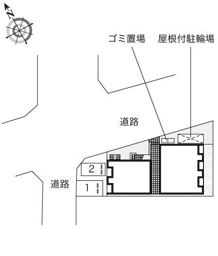ブライトスター(51960)の駐車配置図