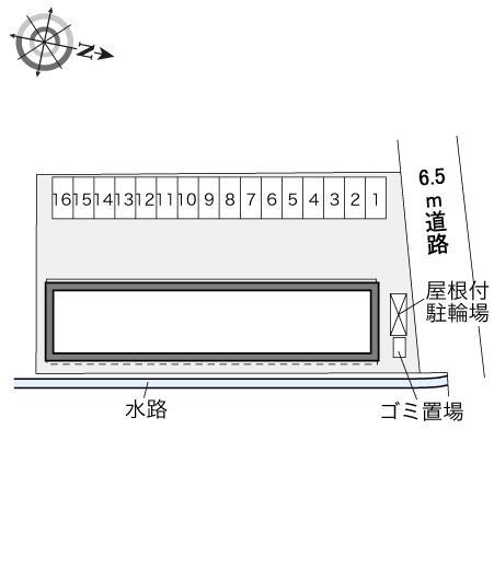 サンハート(33737)の駐車配置図
