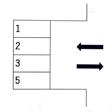 朝倉東町パーキングの駐車配置図