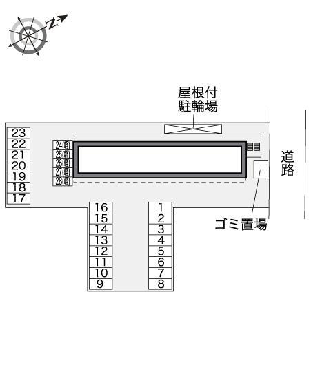 翔(32268)の駐車配置図