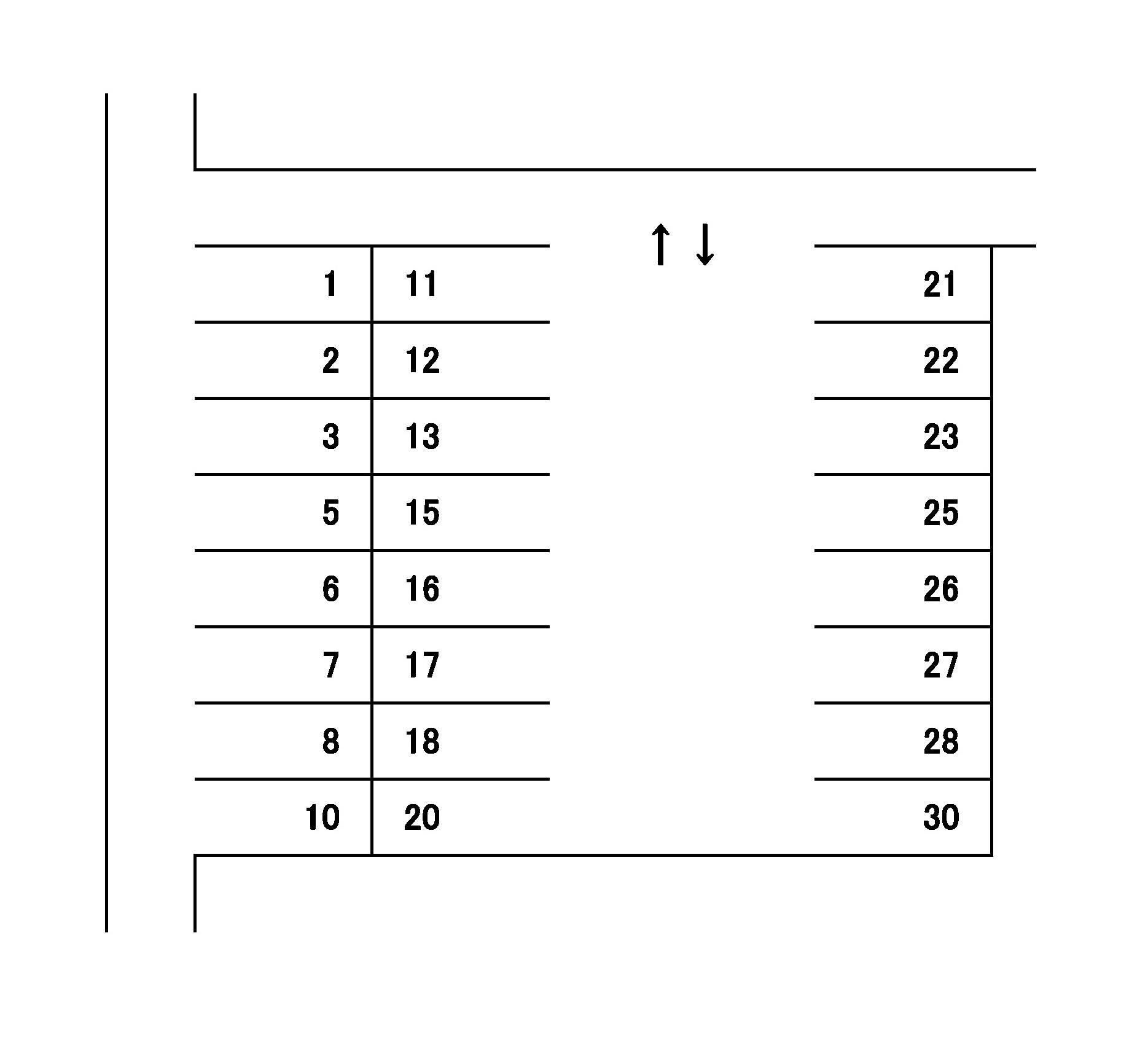 J-148の駐車配置図