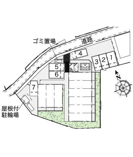 フォレスト天神町(37889)の駐車配置図