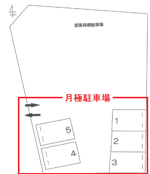 P325の駐車配置図