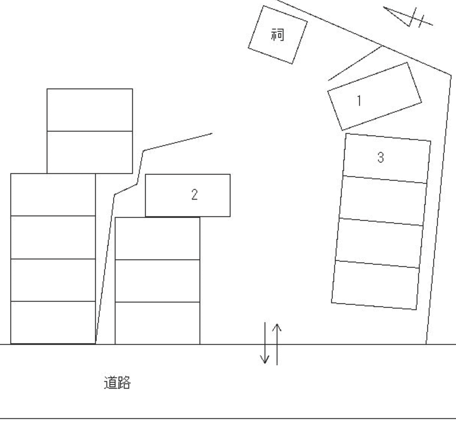 FKチケパ和泉府中町第1の駐車配置図