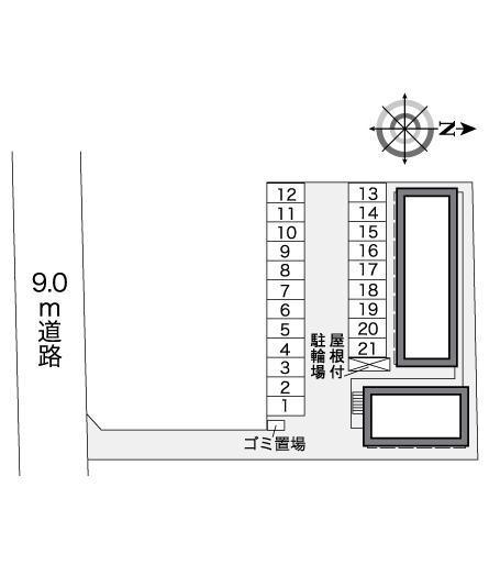 YUKI(25347)の駐車配置図