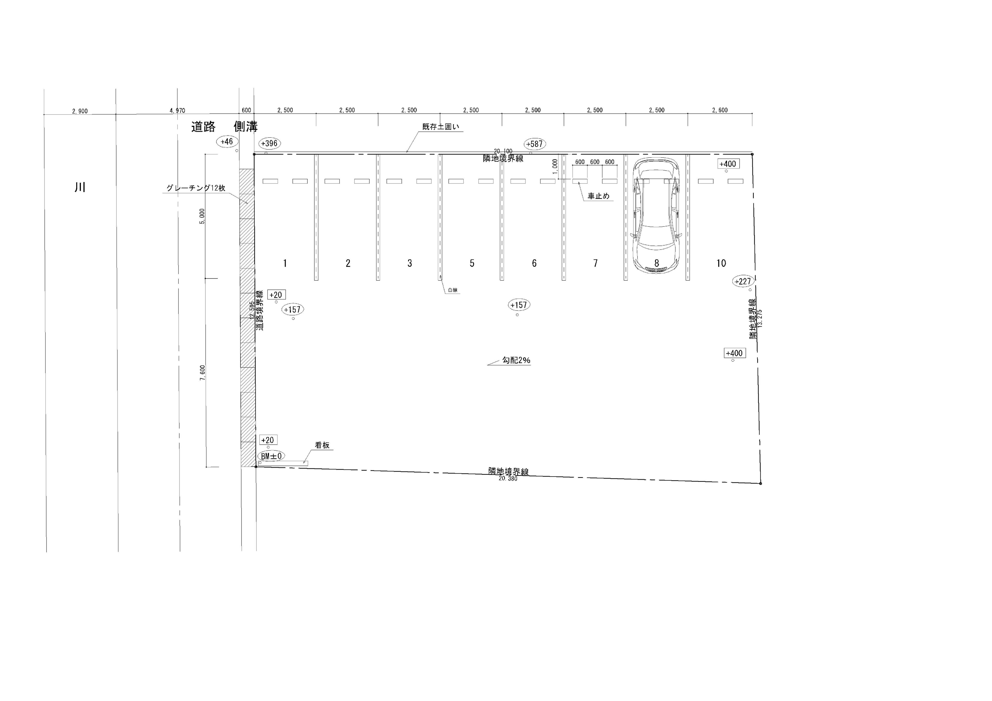 彩 パーキングの駐車配置図