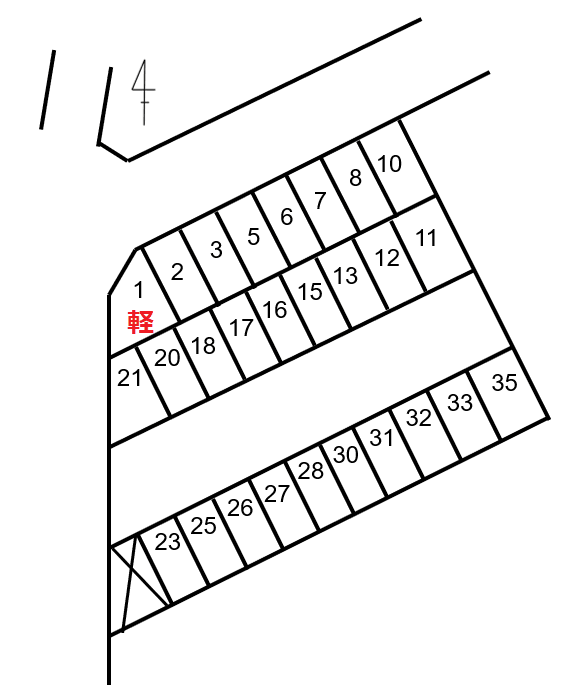 P33の駐車配置図