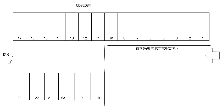 320034の駐車配置図