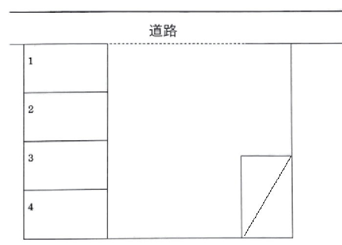 鴨江3丁目 小林Pの駐車配置図