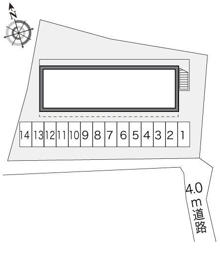コスモスⅡ(21297)の駐車配置図