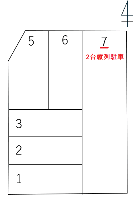 P515の駐車配置図