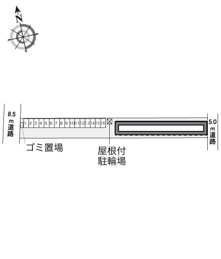 セントレアリ22(34472)の駐車配置図