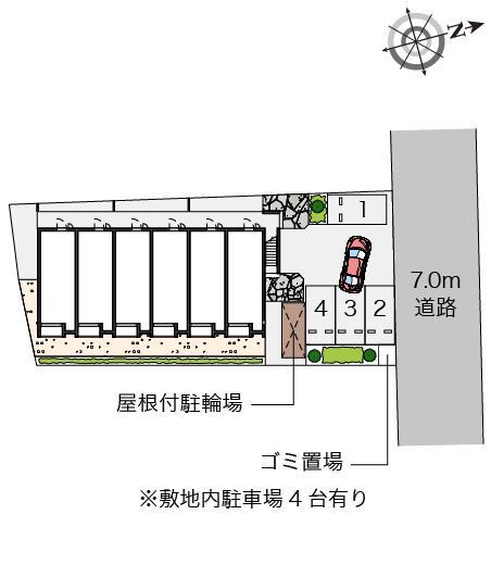 シュエットフルール(54221)の駐車配置図