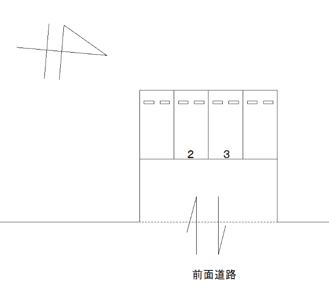 FK原崎町4丁目駐車場の駐車配置図
