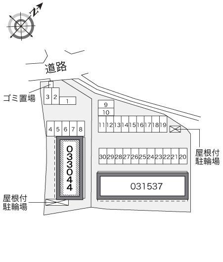 SMILY2(33044)の駐車配置図