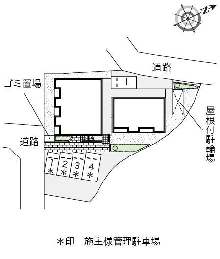 ファレノプシス上野(52606)の駐車配置図