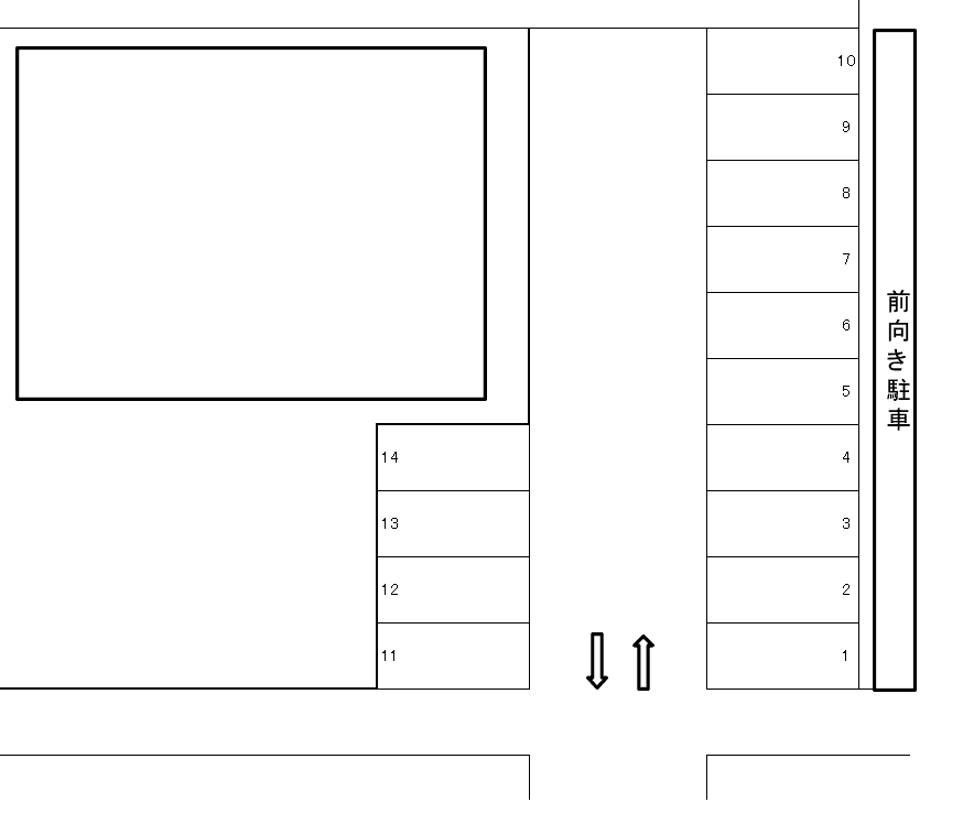 和光パーキングの駐車配置図