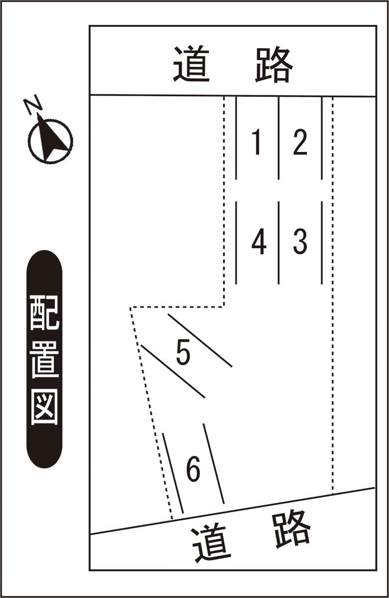 中央2丁目Y第2パーキングの駐車配置図