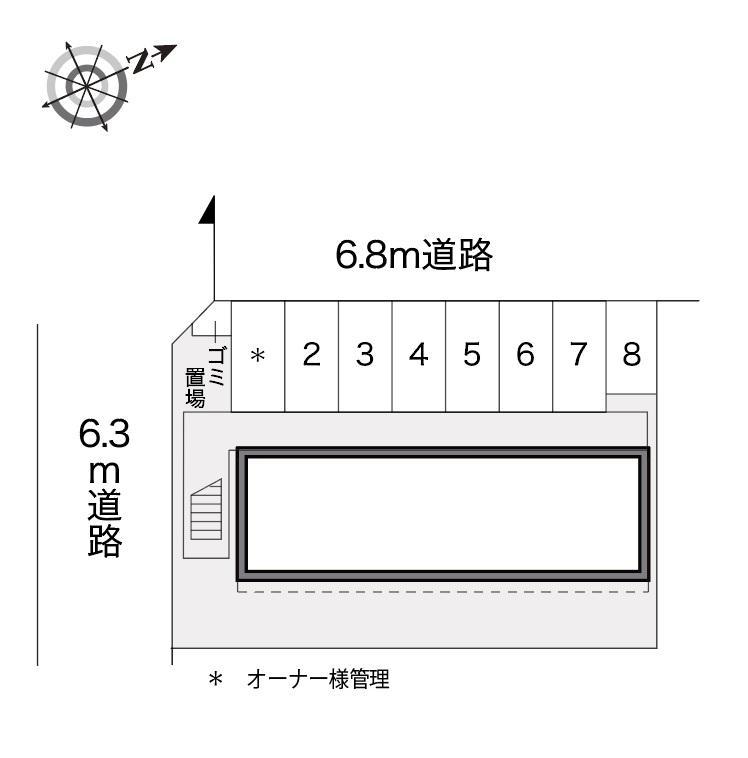 里(14312)の駐車配置図