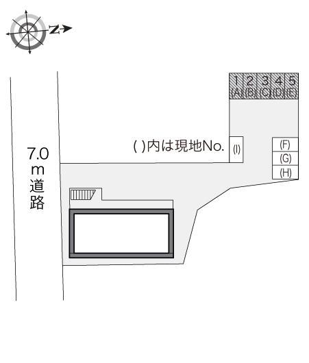 音羽沢(10887)の駐車配置図