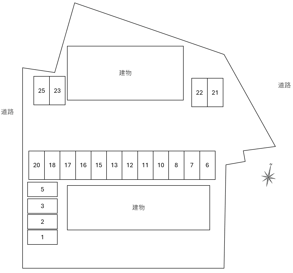 Harmonia Ⅰの駐車配置図