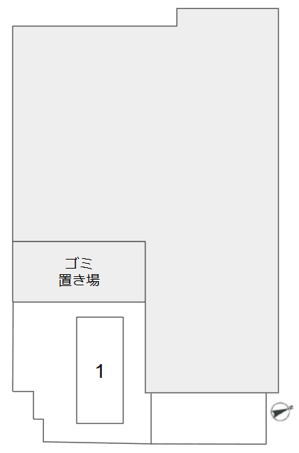 スカイコート八王子第5の駐車配置図