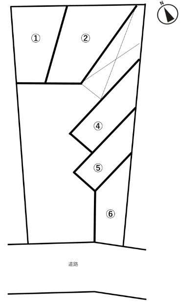 岡崎駅西パーキングの駐車配置図