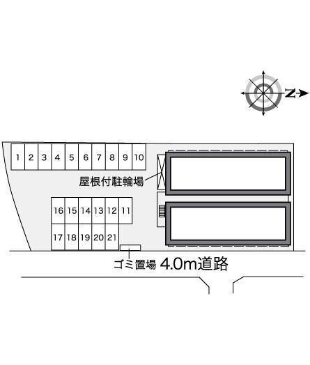 エスポワール(26531)の駐車配置図