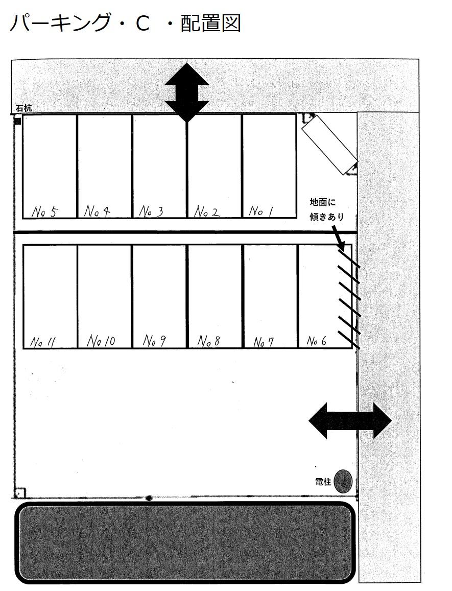 パーキング・Cの駐車配置図