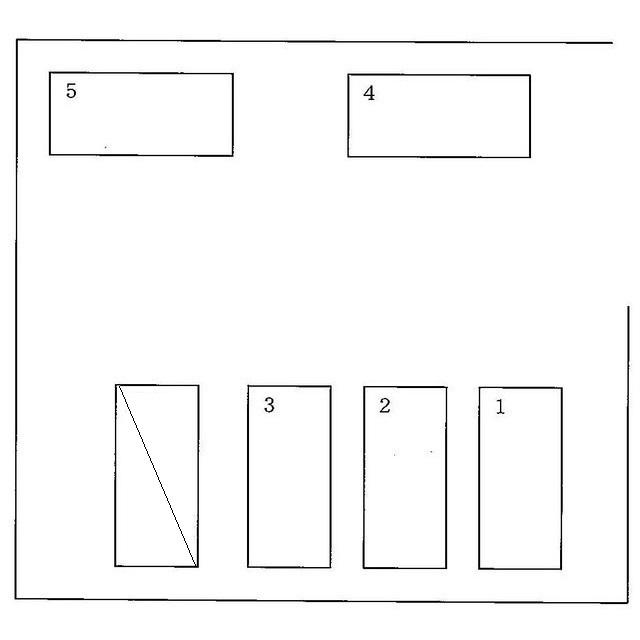 佐藤パーキングの駐車配置図