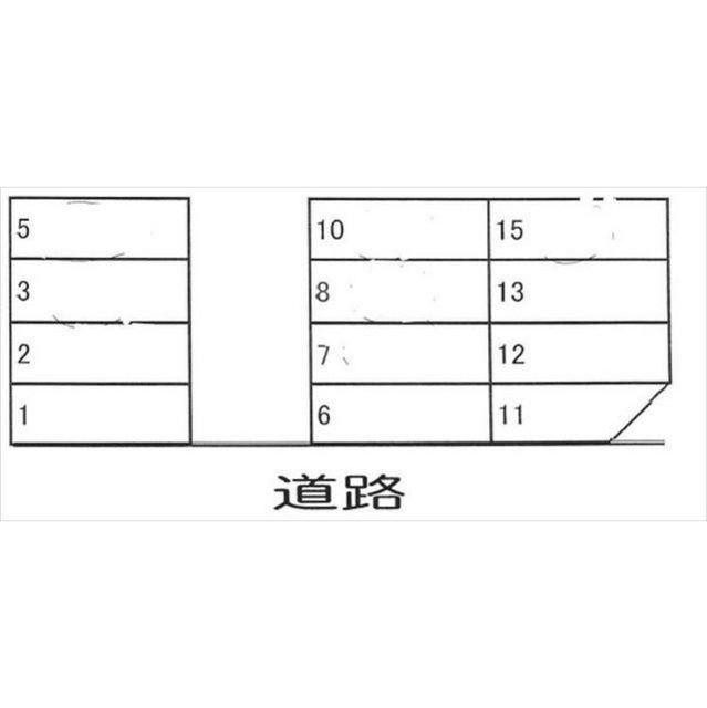 押野Fパーキングの駐車配置図