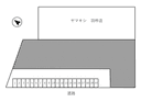 ヤマキシ羽咋店の駐車場