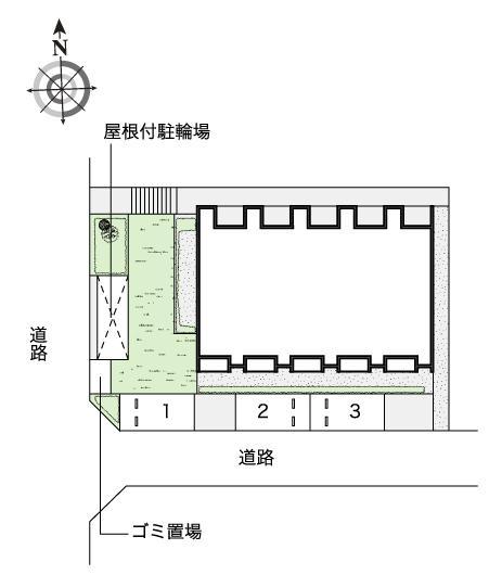 前浜(53687)の駐車配置図