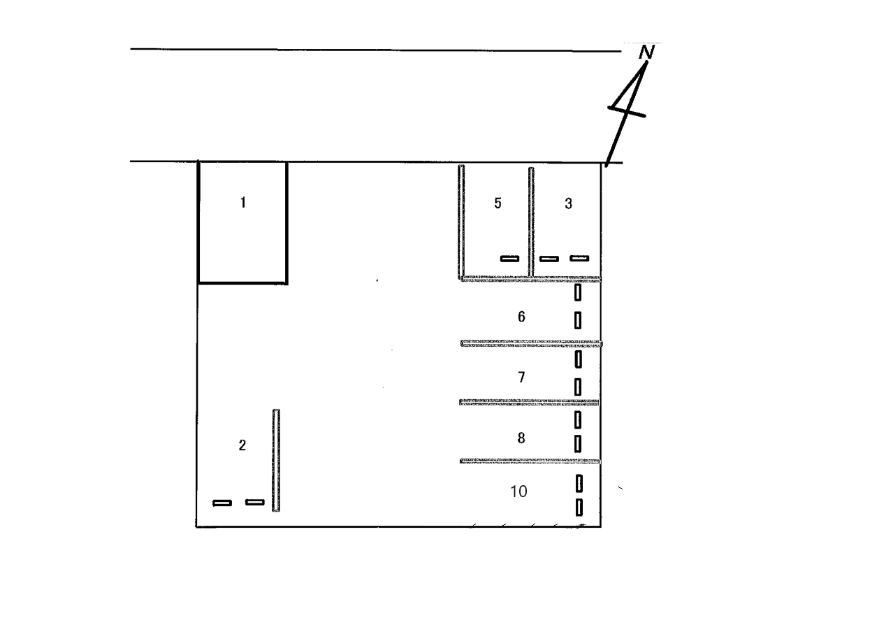 NO.115の駐車配置図