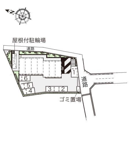 パノラマハイツ八幡山(41472)の駐車配置図