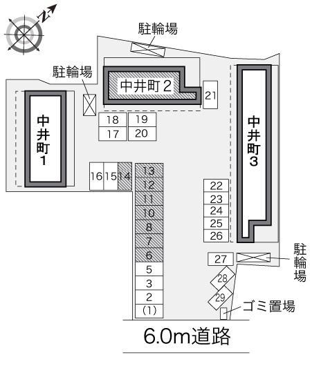 中井町2(11439)の駐車配置図