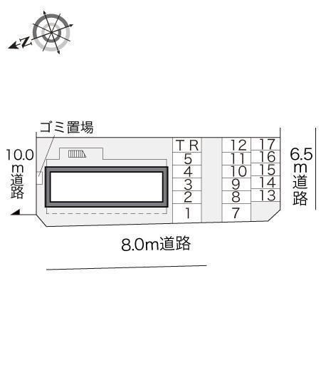 当知(14875)の駐車配置図