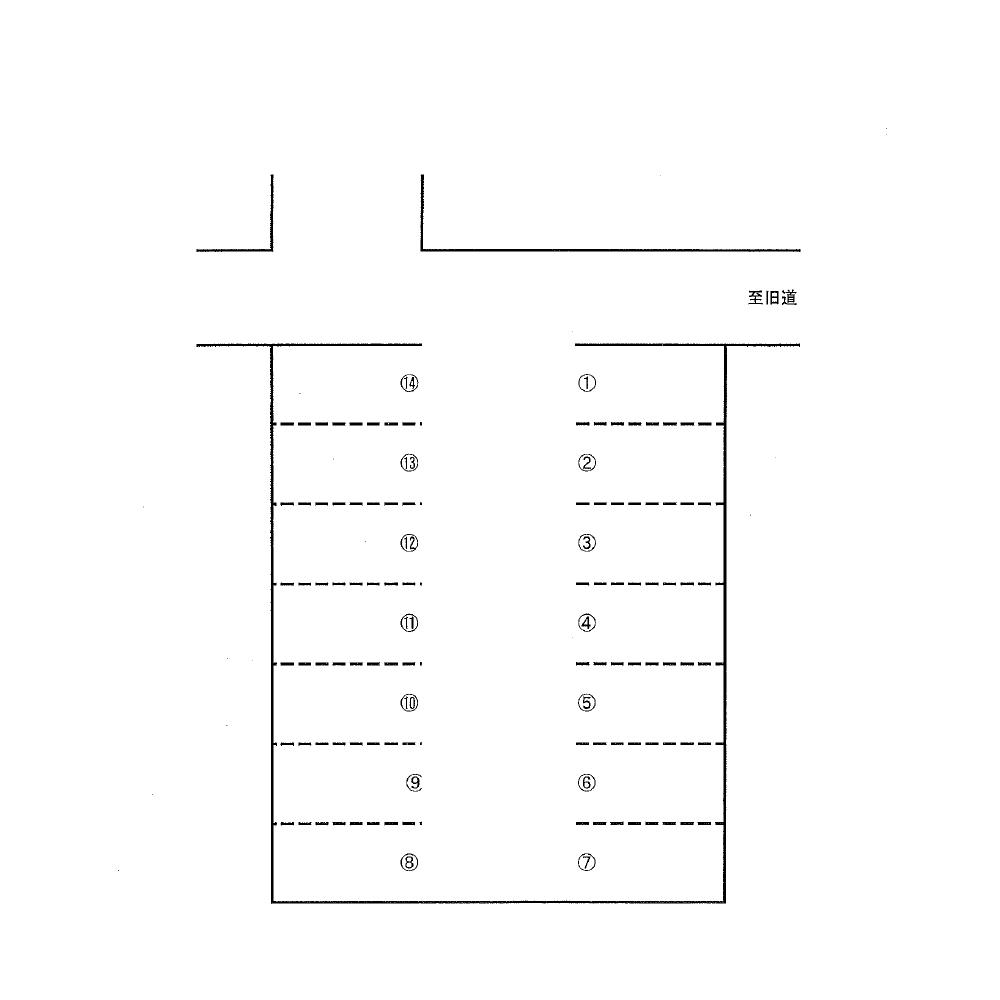 エス・アイパーキングの駐車配置図