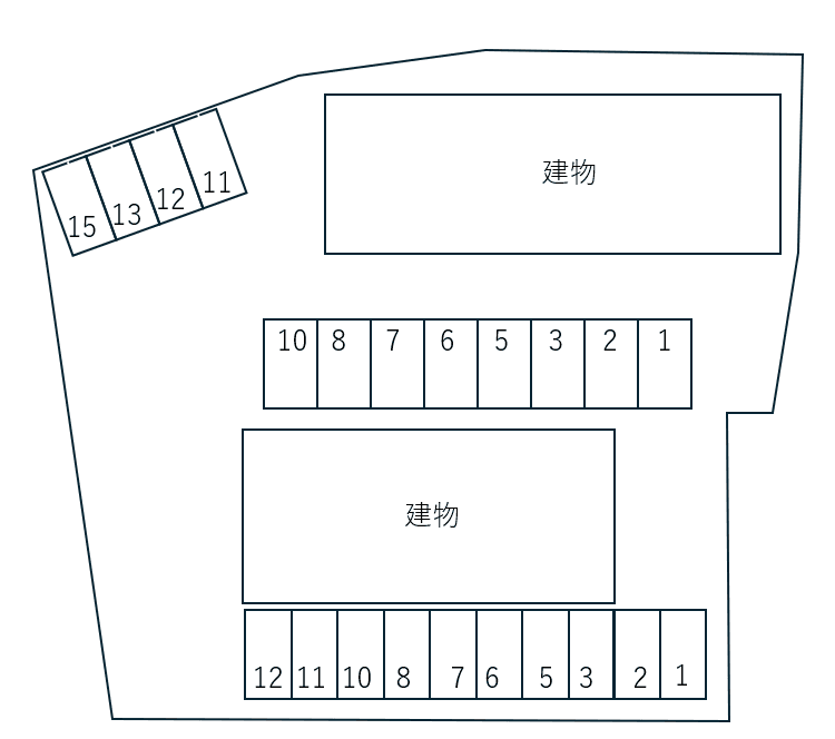 Mama Cuteの駐車配置図