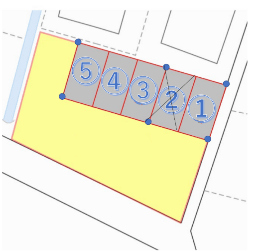 村上パーキングの駐車配置図
