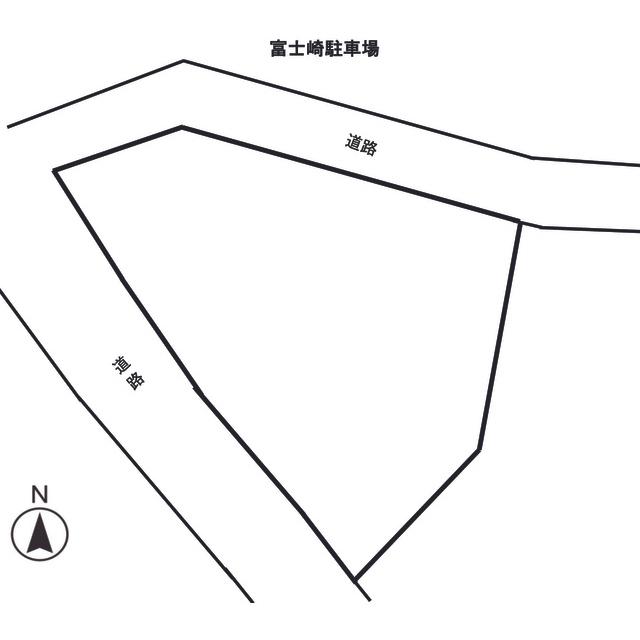 富士崎駐車場の駐車配置図