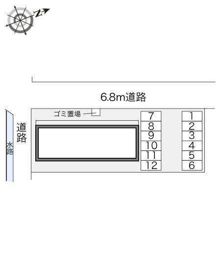 フリーデン(23441)の駐車配置図
